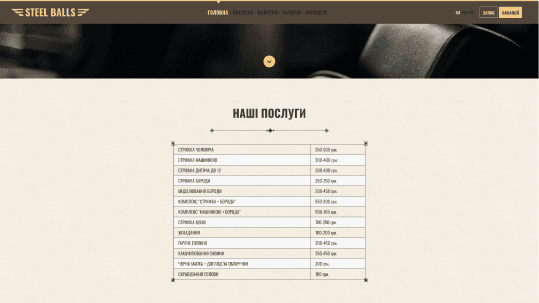 site pictures of Personal information page